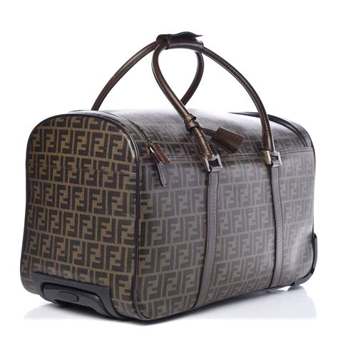 fendi travel duffle bag|Fendi luggage zucca.